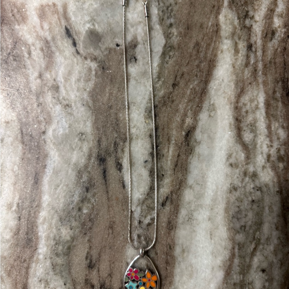 Floral Brighton Pendant Necklace - Picture 2 of 4